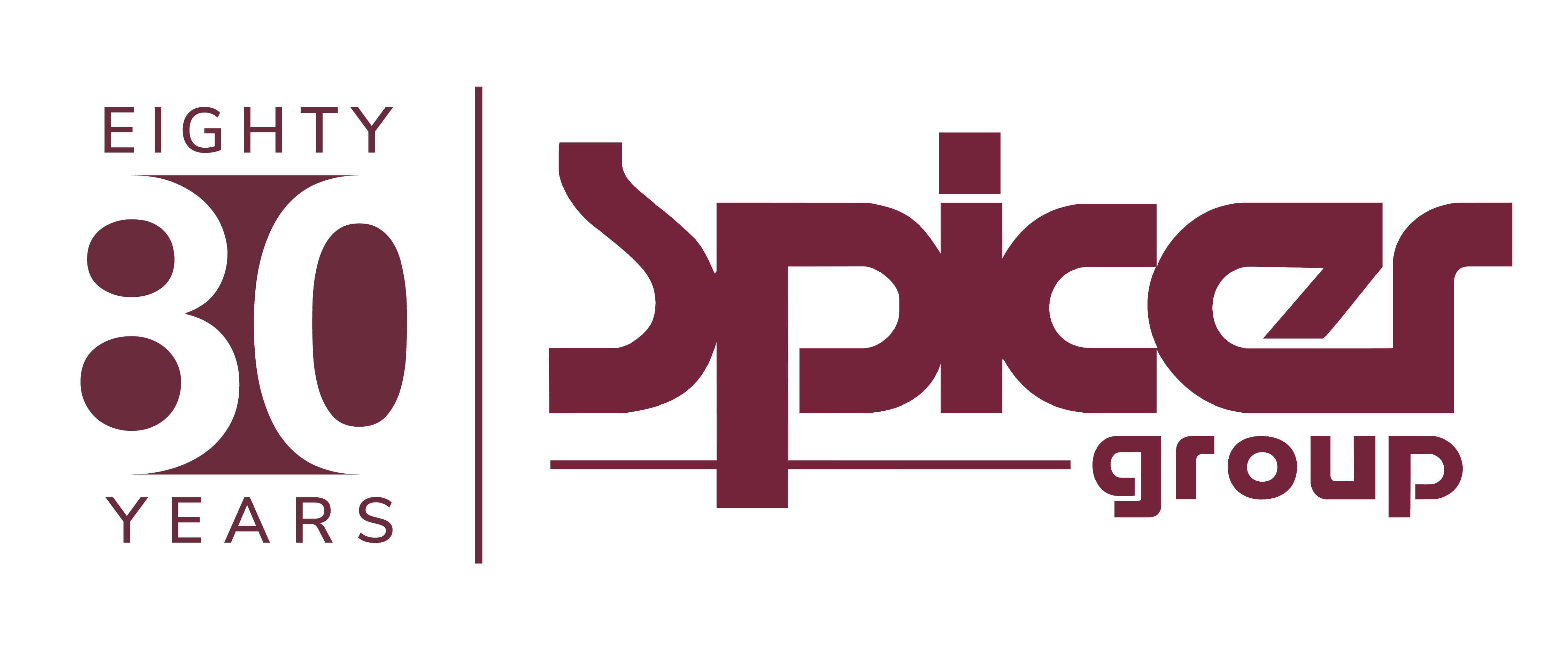 Spicer Group_80YearLogoFINAL_Burgundy.png